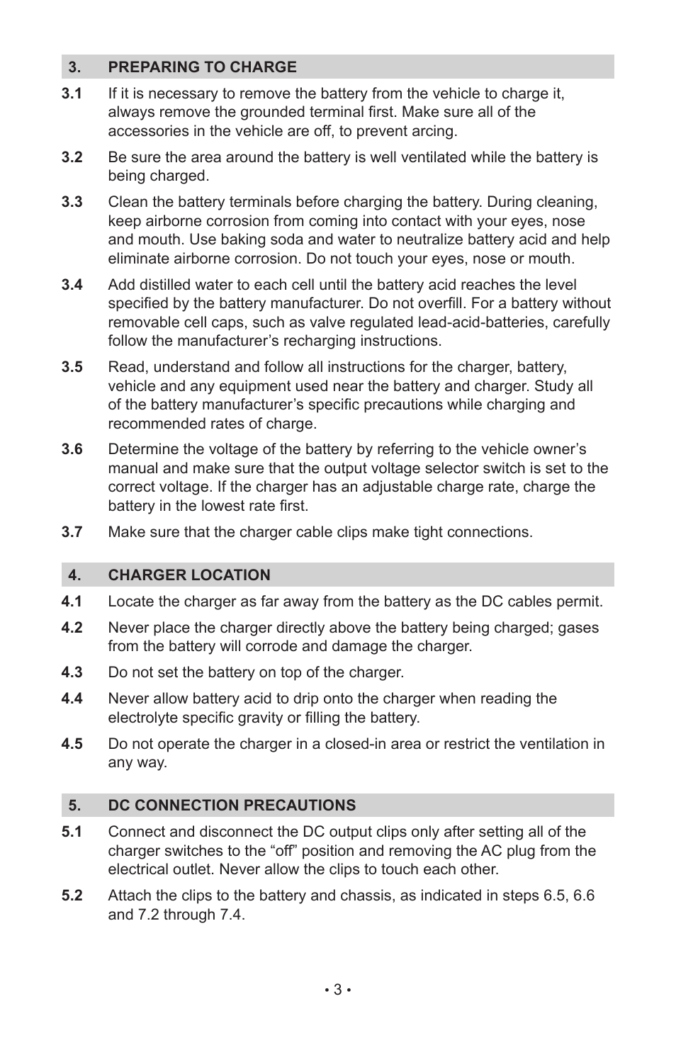 Schumacher SC-1000A User Manual | Page 6 / 44