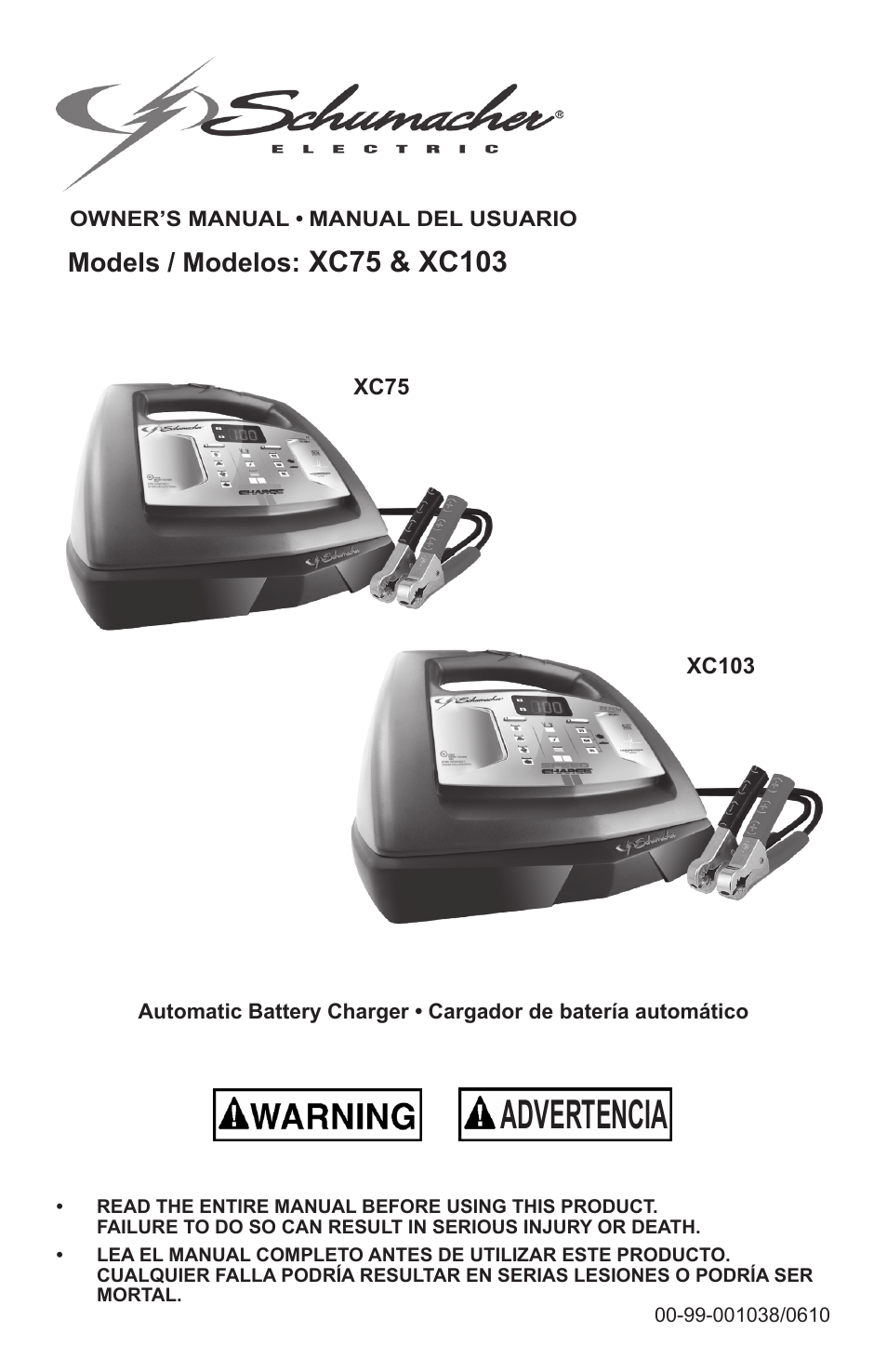 Schumacher XC103 User Manual | 48 pages