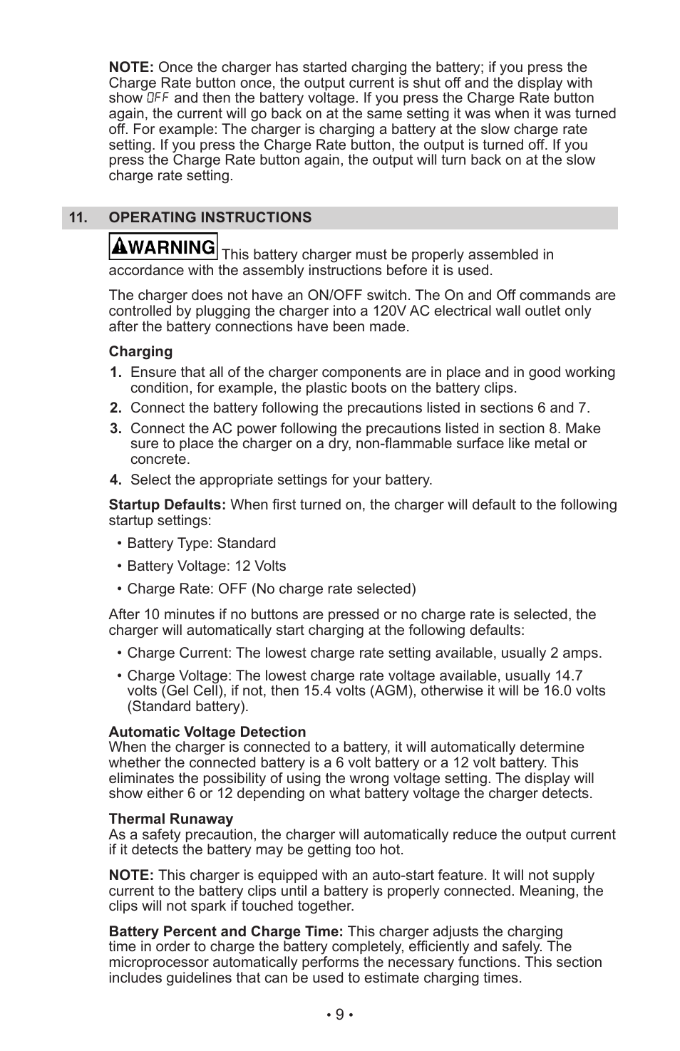 Schumacher XC103 User Manual | Page 13 / 48