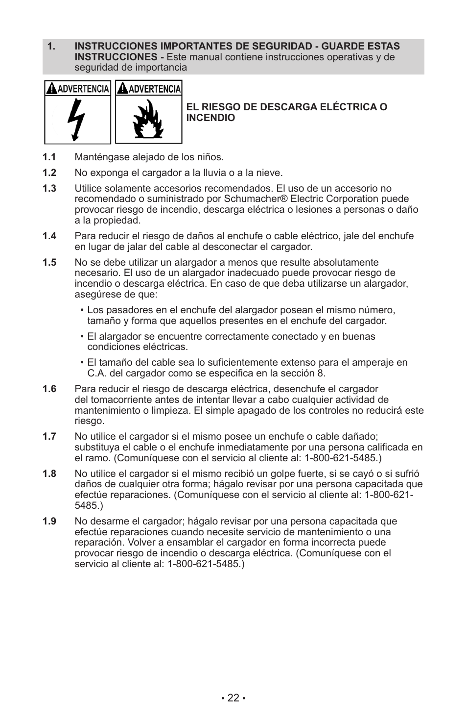 Schumacher XC103 User Manual | Page 26 / 48