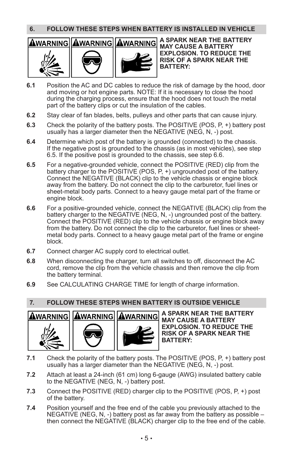 Schumacher XC103 User Manual | Page 9 / 48