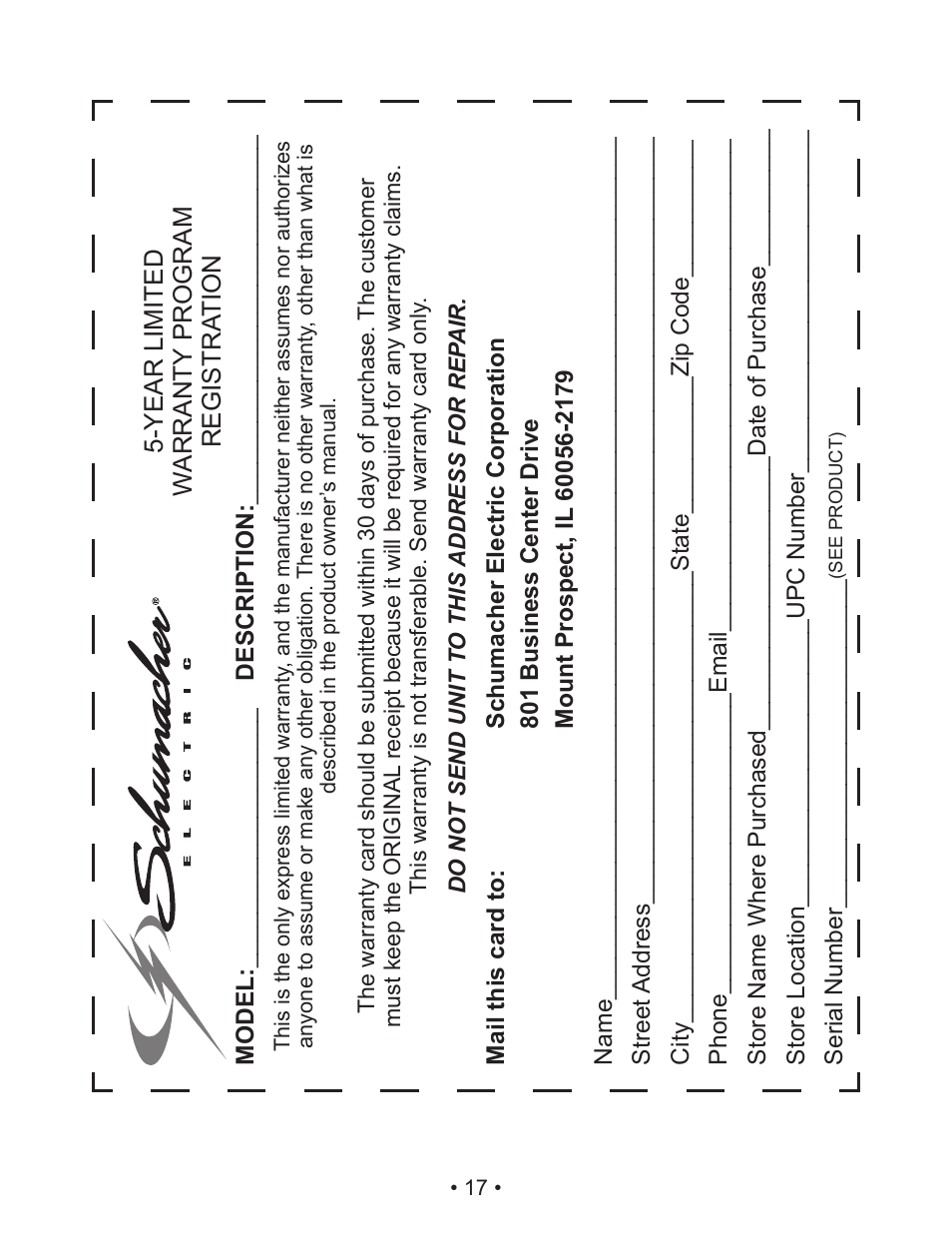 Schumacher Automatic /Maintainer SP2 User Manual | Page 17 / 35