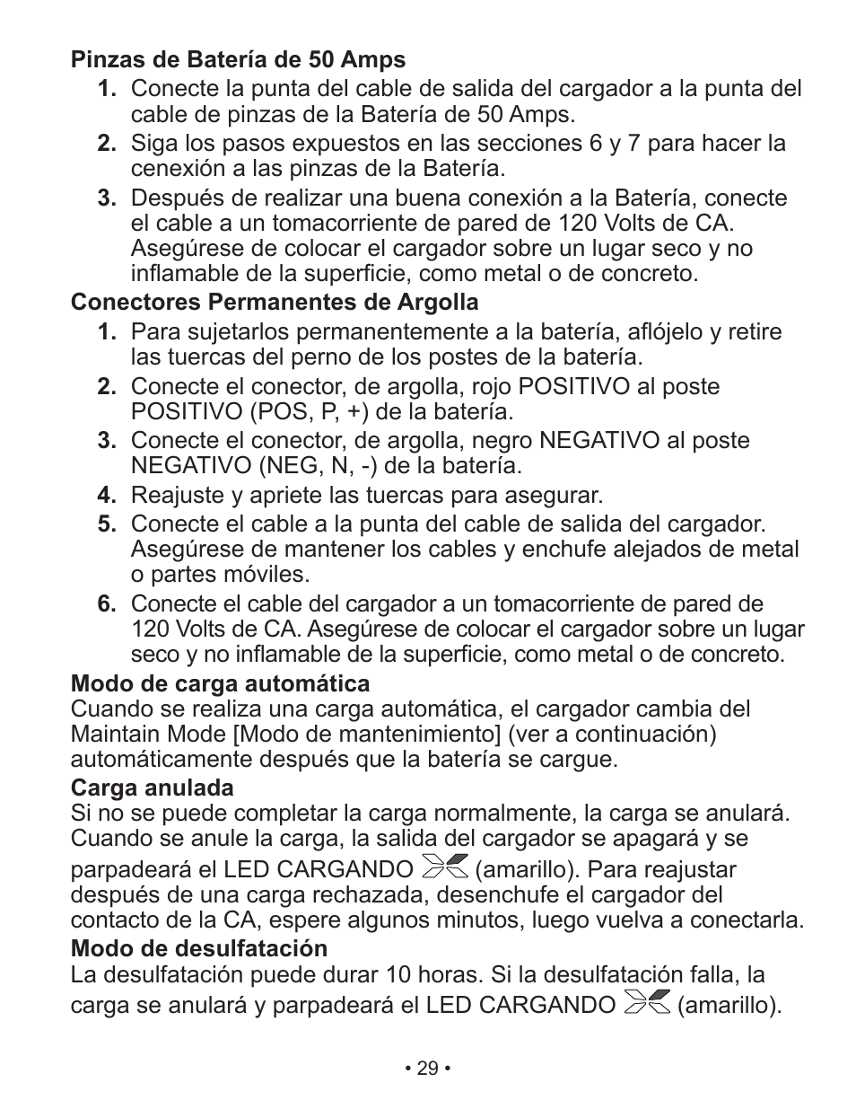 Schumacher Automatic /Maintainer SP2 User Manual | Page 29 / 35