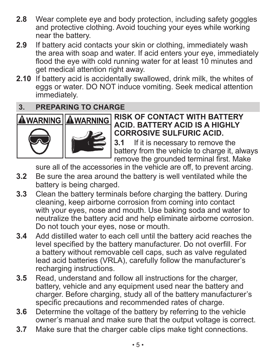 Schumacher Automatic /Maintainer SP2 User Manual | Page 5 / 35