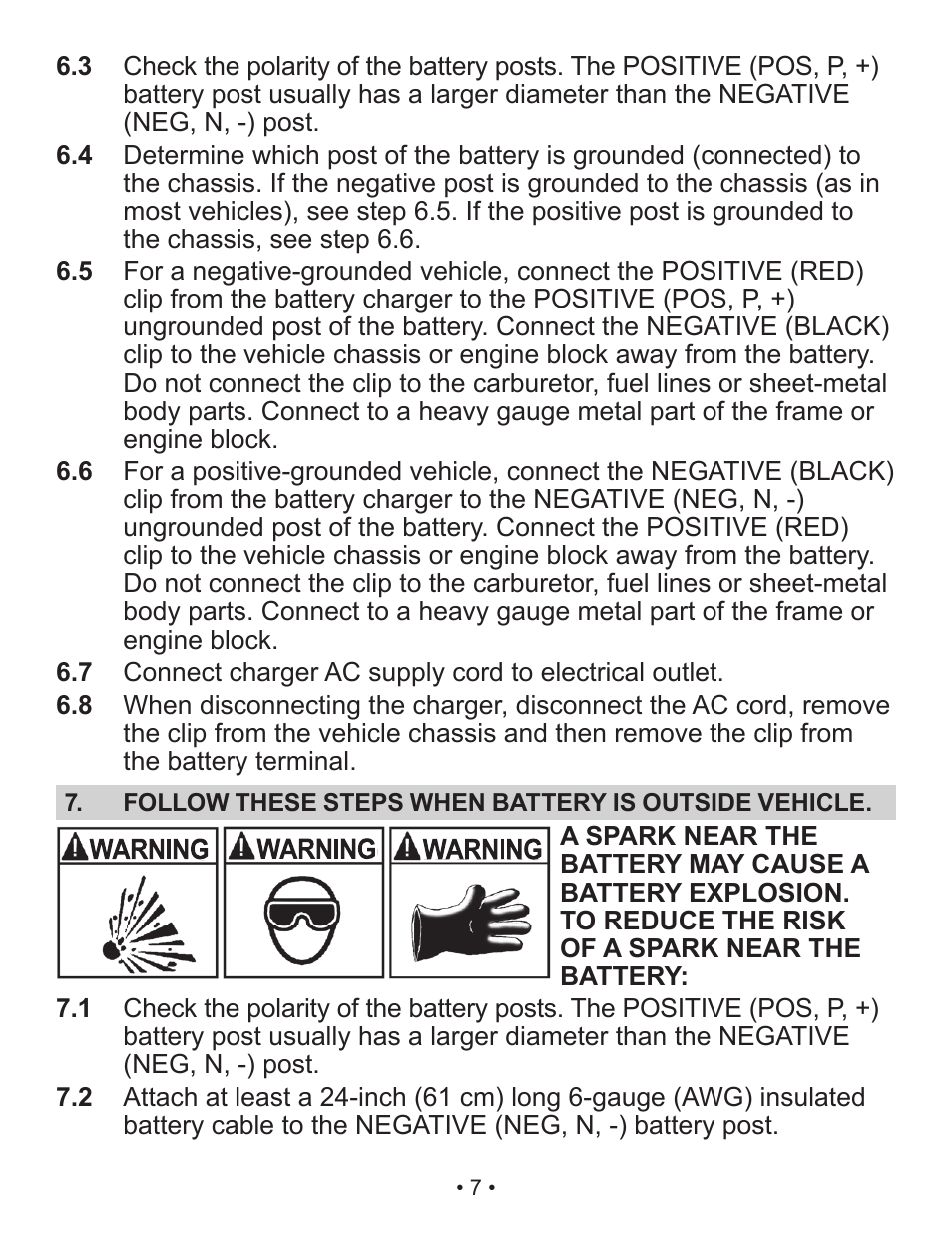 Schumacher Automatic /Maintainer SP2 User Manual | Page 7 / 35