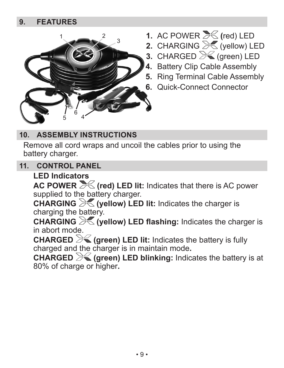 Schumacher Automatic /Maintainer SP2 User Manual | Page 9 / 35