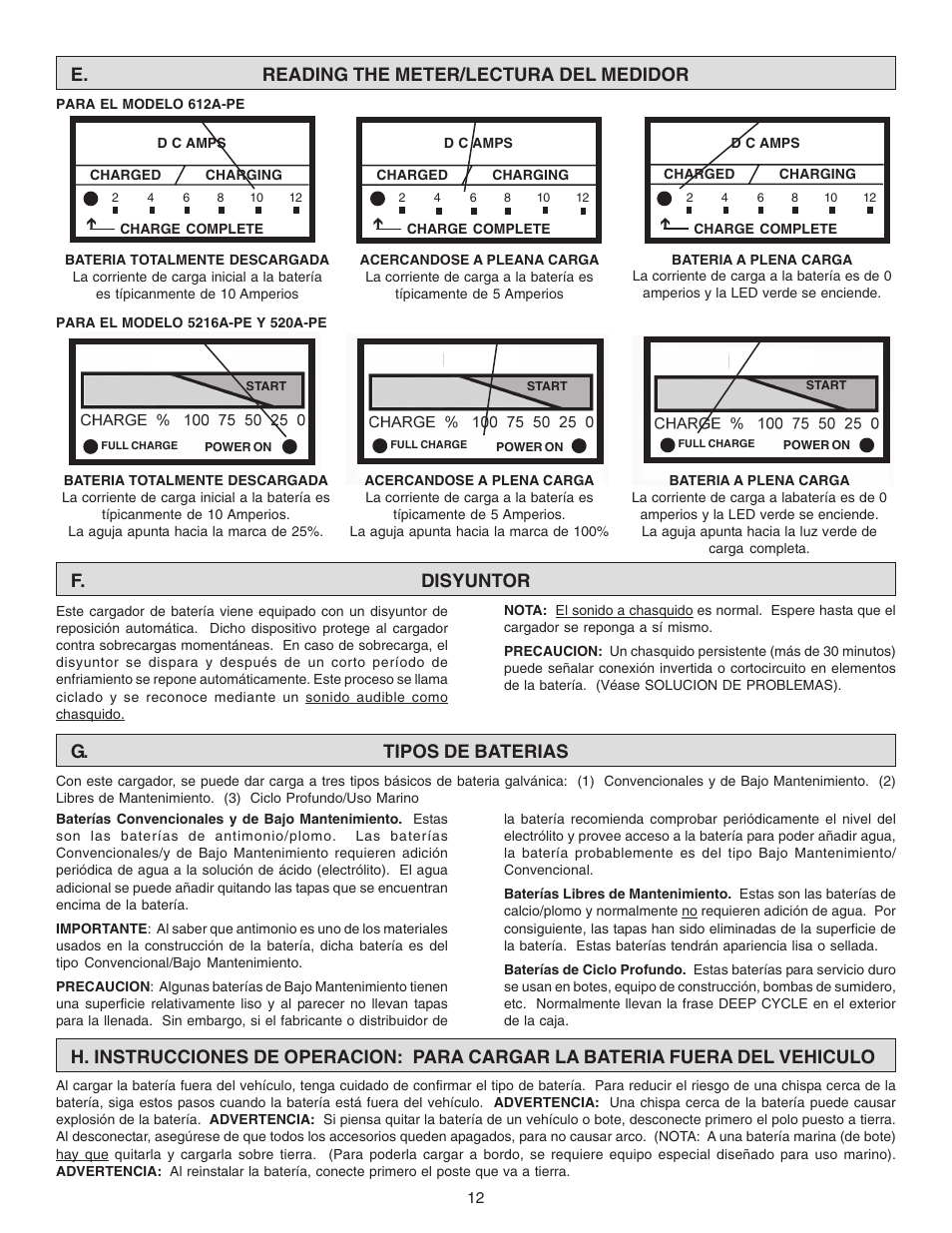 Schumacher 520A-PE User Manual | Page 12 / 16