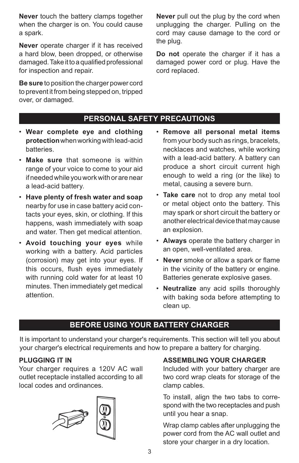 Schumacher ProSeries 00-99-000742 User Manual | Page 4 / 16