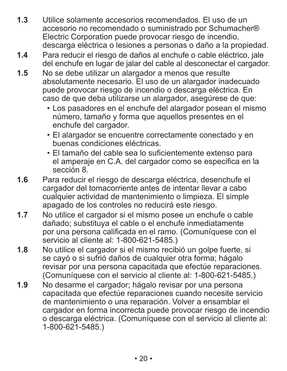 Schumacher Automatic SEM-1562A User Manual | Page 21 / 38