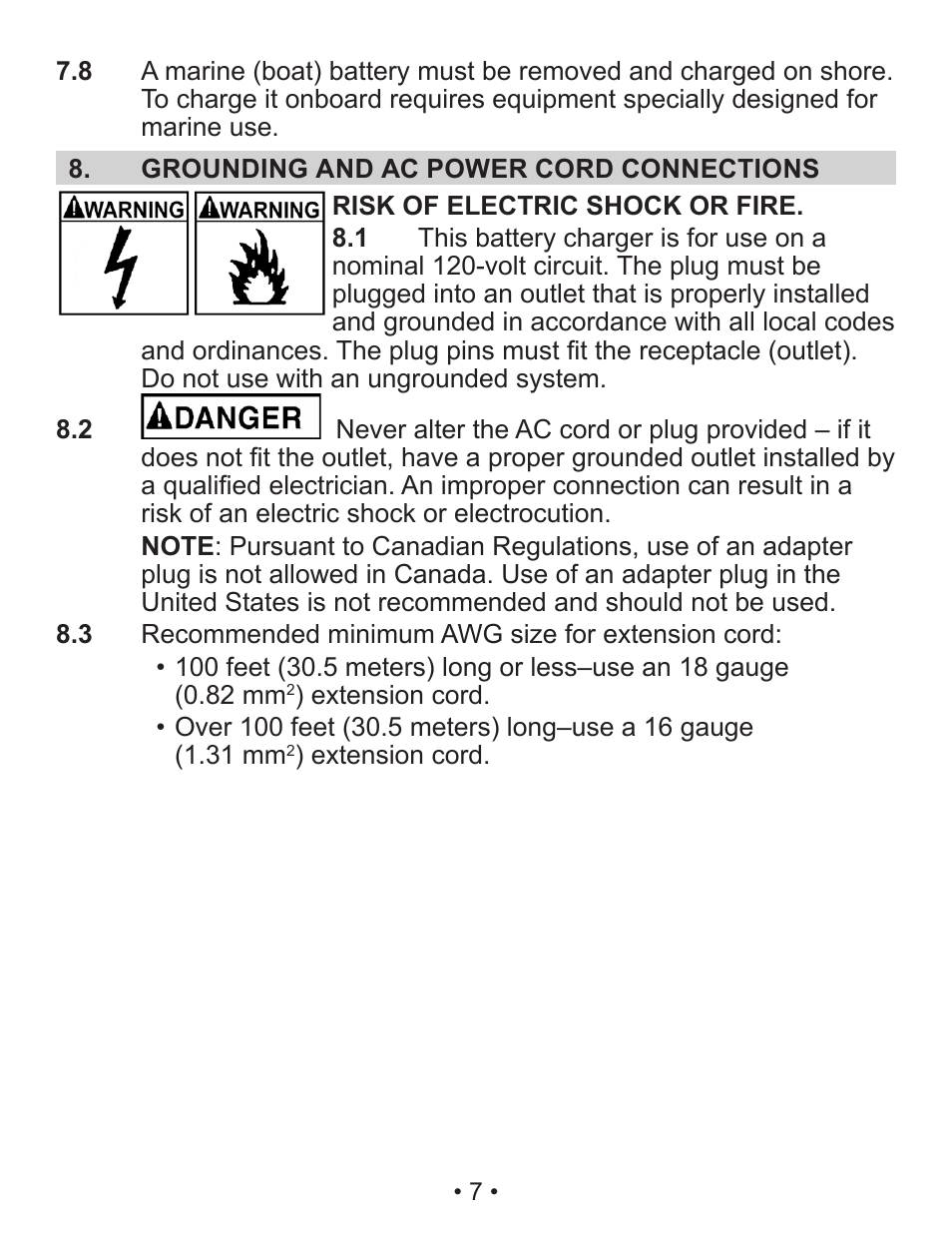 Schumacher Automatic SEM-1562A User Manual | Page 8 / 38