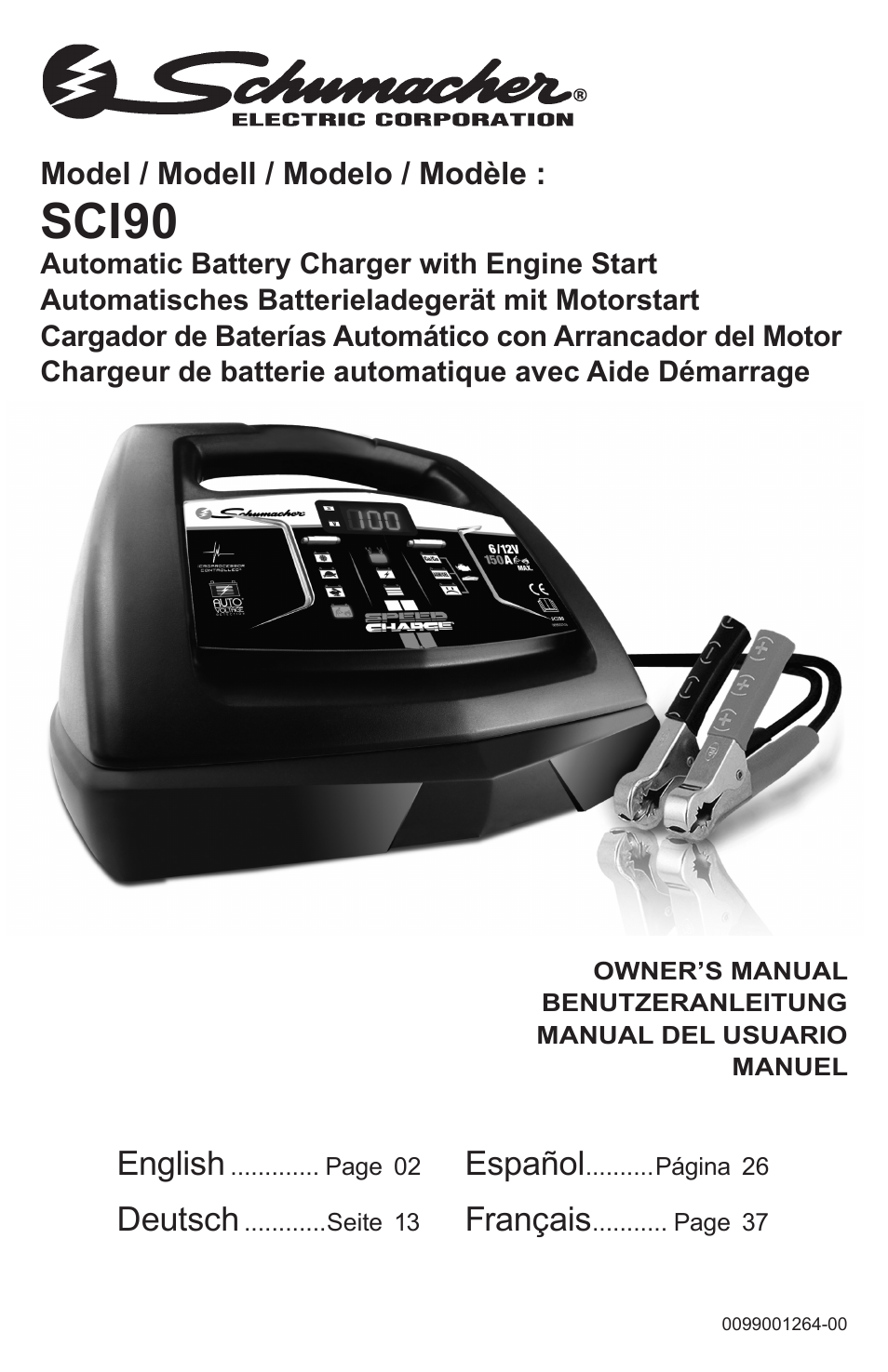 Schumacher Automatic with Engine Start SCI90 User Manual | 47 pages