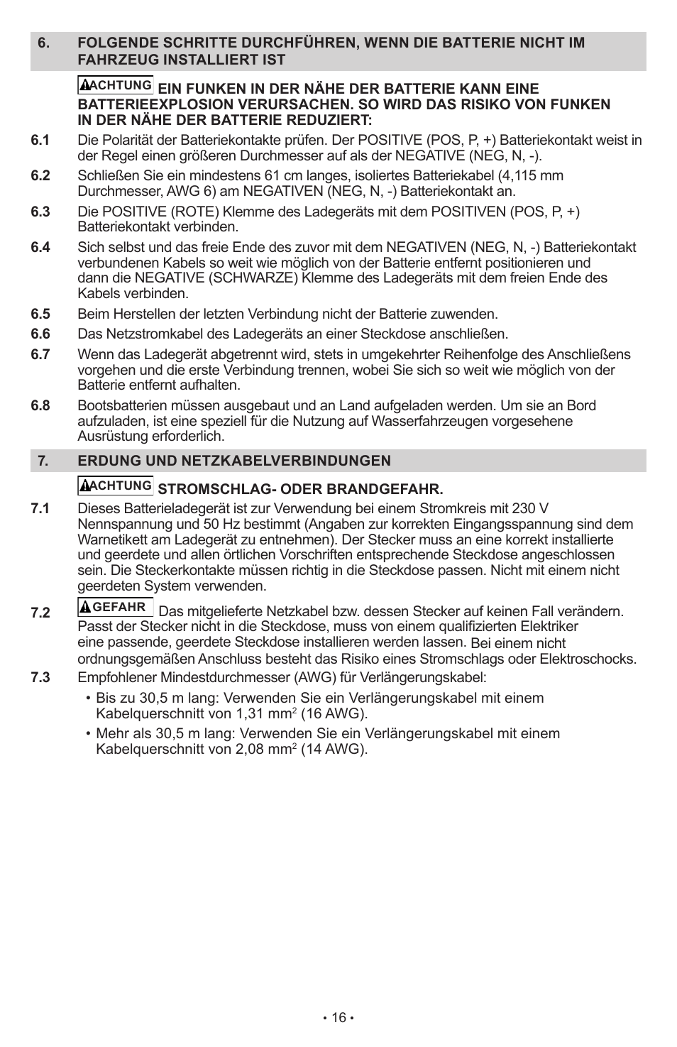 Schumacher Automatic with Engine Start SCI90 User Manual | Page 16 / 47