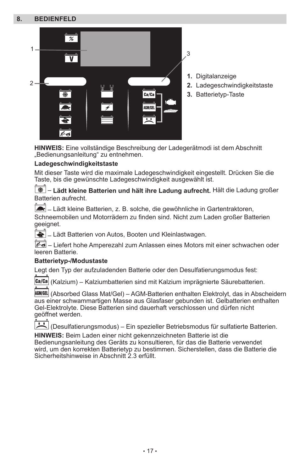 Schumacher Automatic with Engine Start SCI90 User Manual | Page 17 / 47