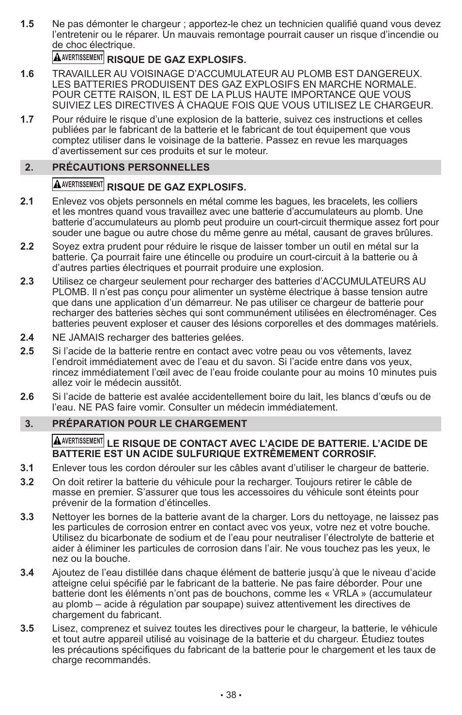 Schumacher Automatic with Engine Start SCI90 User Manual | Page 38 / 47