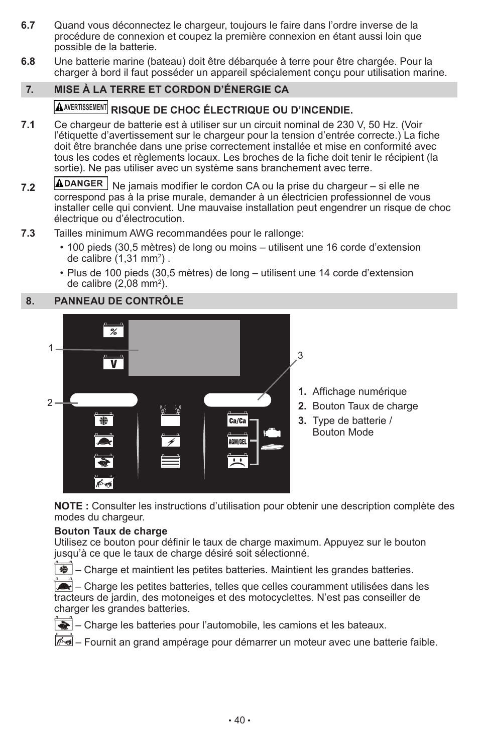 Schumacher Automatic with Engine Start SCI90 User Manual | Page 40 / 47