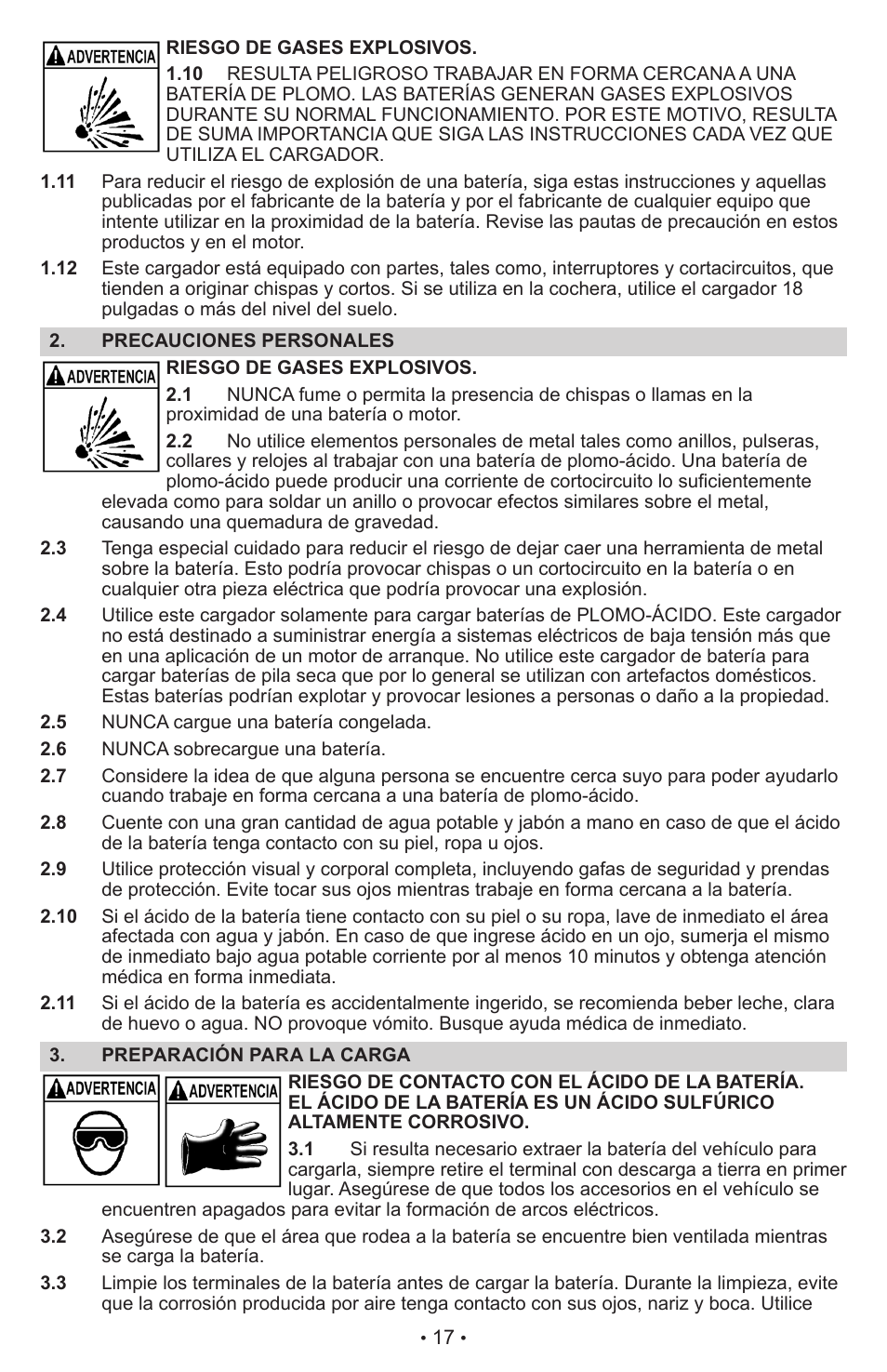 Schumacher AUTOMATIC BATTERY CHARGER XC75 User Manual | Page 18 / 29