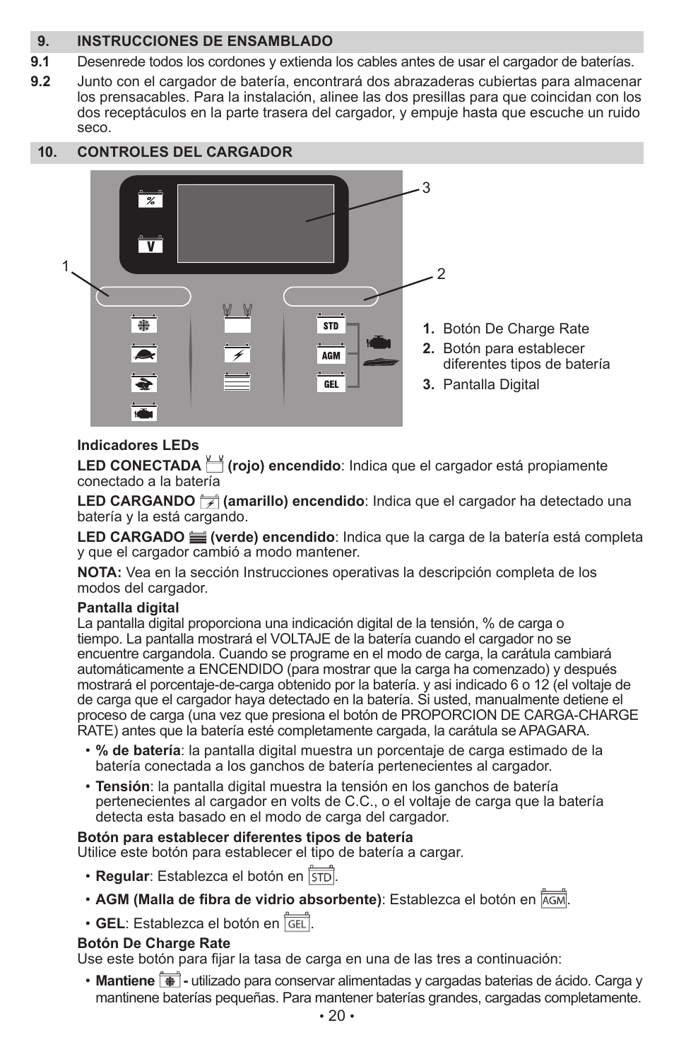Schumacher AUTOMATIC BATTERY CHARGER XC75 User Manual | Page 21 / 29