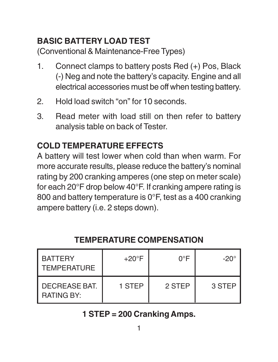 Schumacher BT-100 User Manual | Page 3 / 8