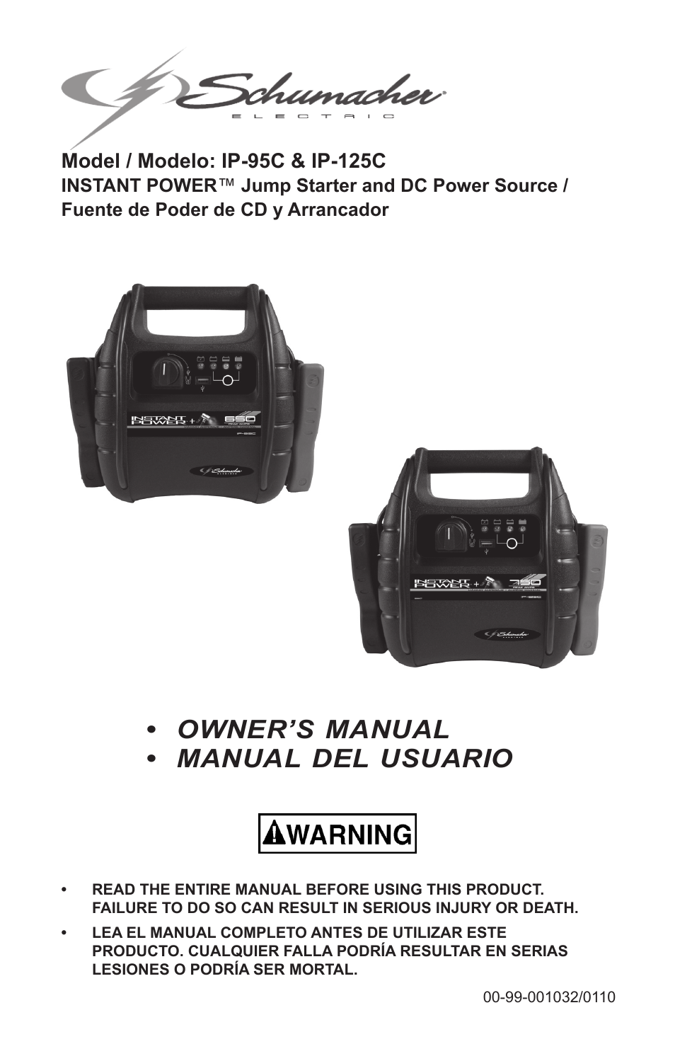 Schumacher IP-125C User Manual | 20 pages