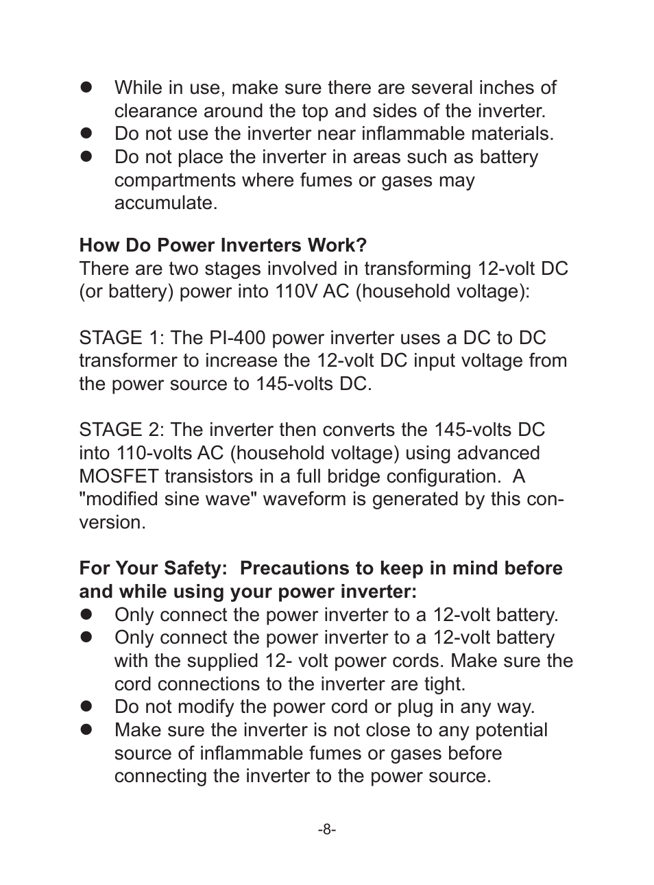 Schumacher PI-400 User Manual | Page 9 / 13