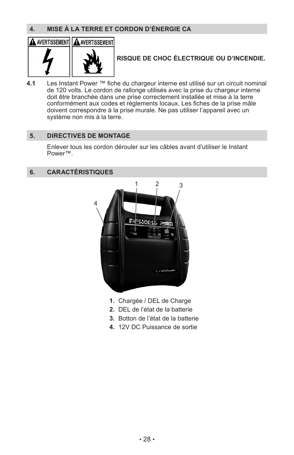 Schumacher INSTANT POWER Jump Starter and DC Power Source IP-125 User Manual | Page 32 / 40