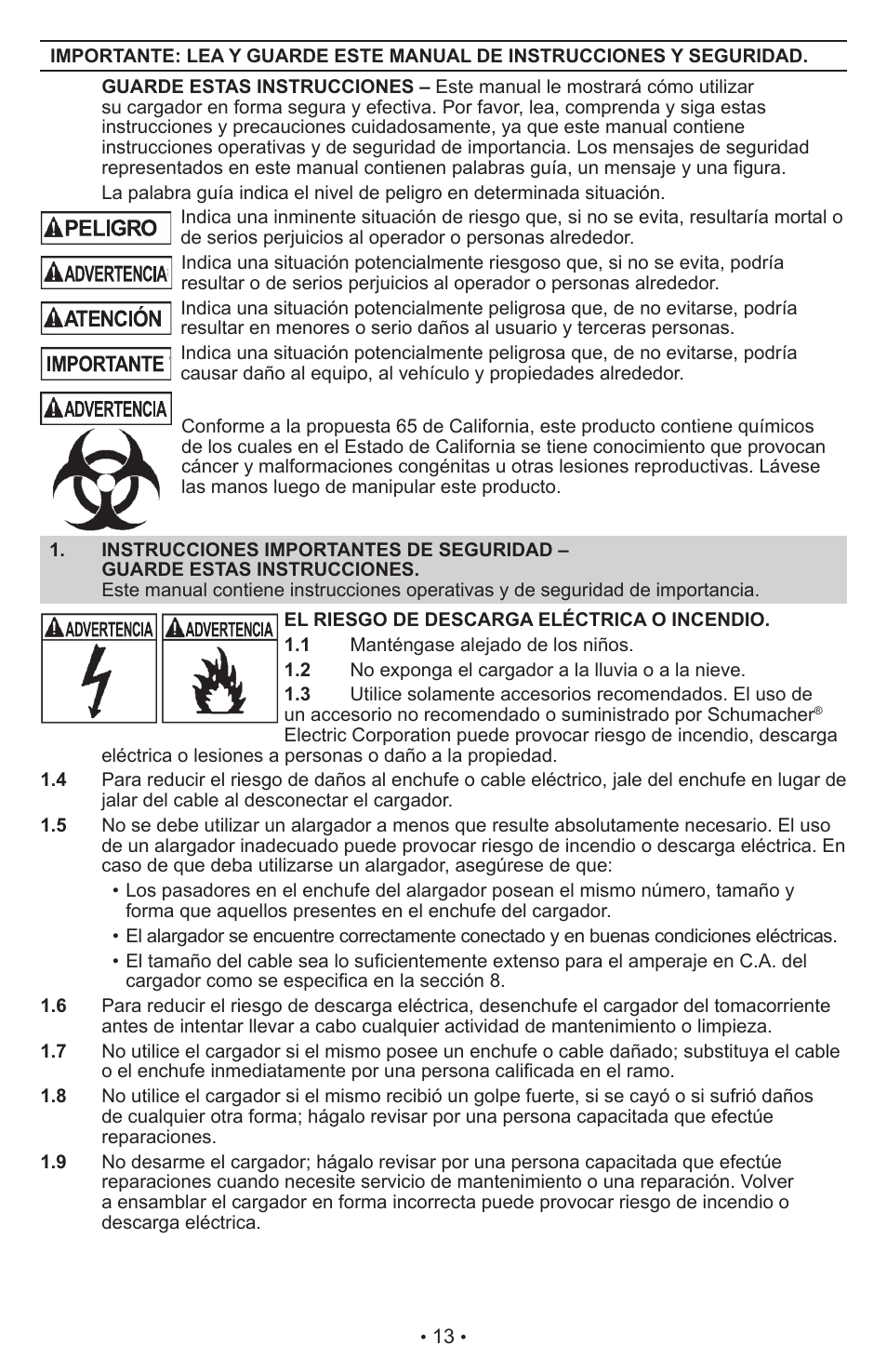 Schumacher SC-600A User Manual | Page 13 / 23