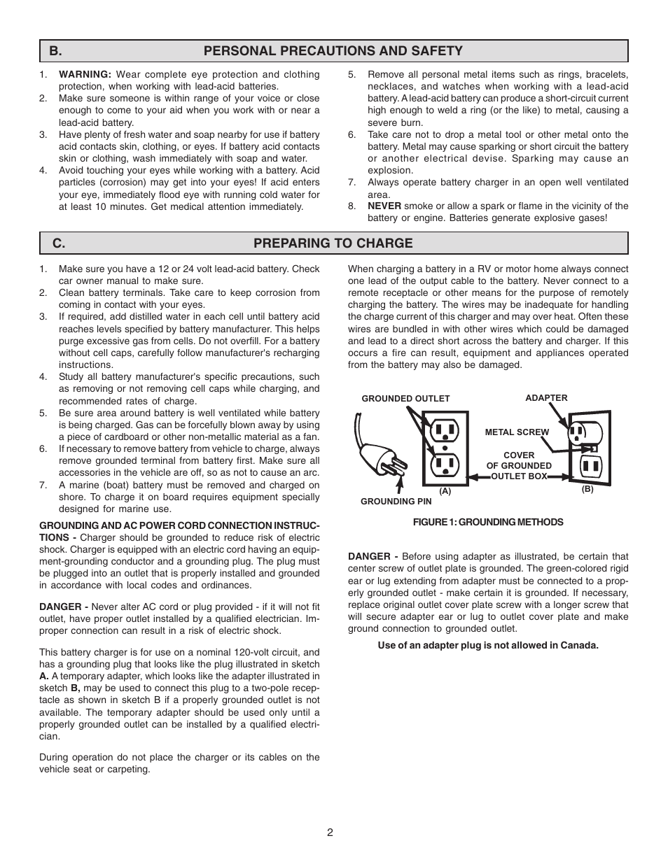 Schumacher SE-70MA User Manual | Page 2 / 12