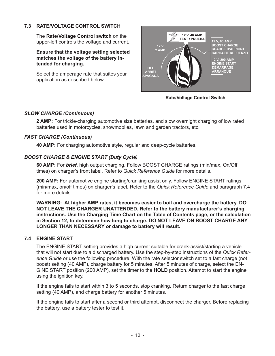 Schumacher 85-8100 User Manual | Page 10 / 56