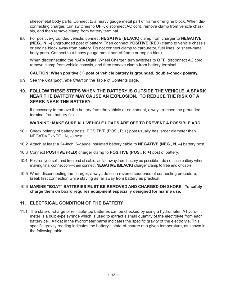 Schumacher 85-8100 User Manual | Page 13 / 56