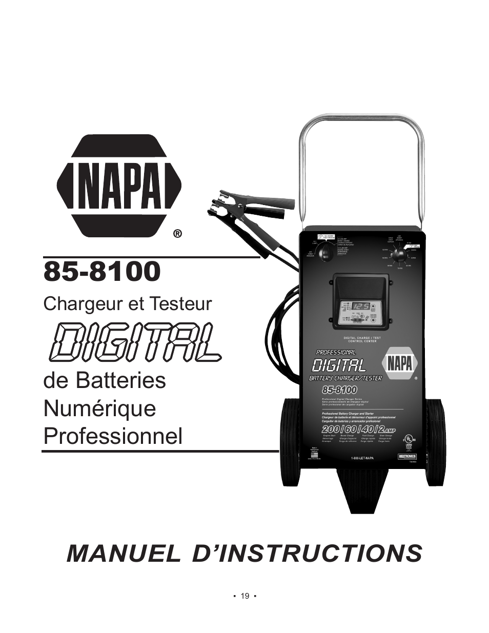 Schumacher 85-8100 User Manual | Page 19 / 56