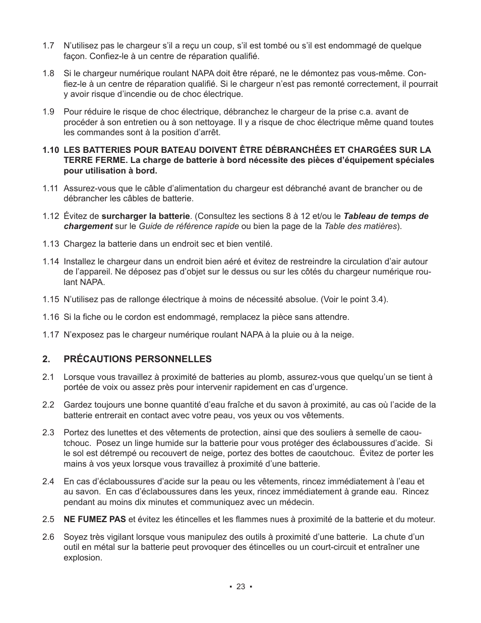 Schumacher 85-8100 User Manual | Page 23 / 56