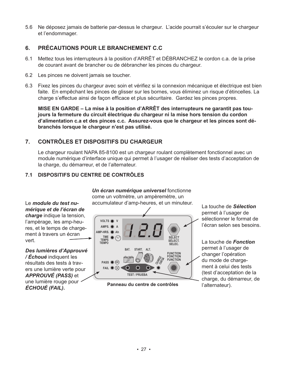 Schumacher 85-8100 User Manual | Page 27 / 56