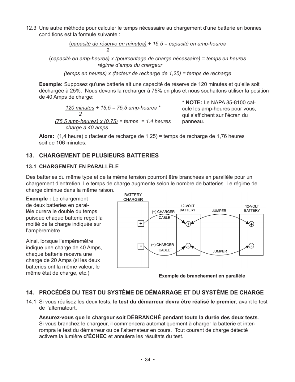 Schumacher 85-8100 User Manual | Page 34 / 56
