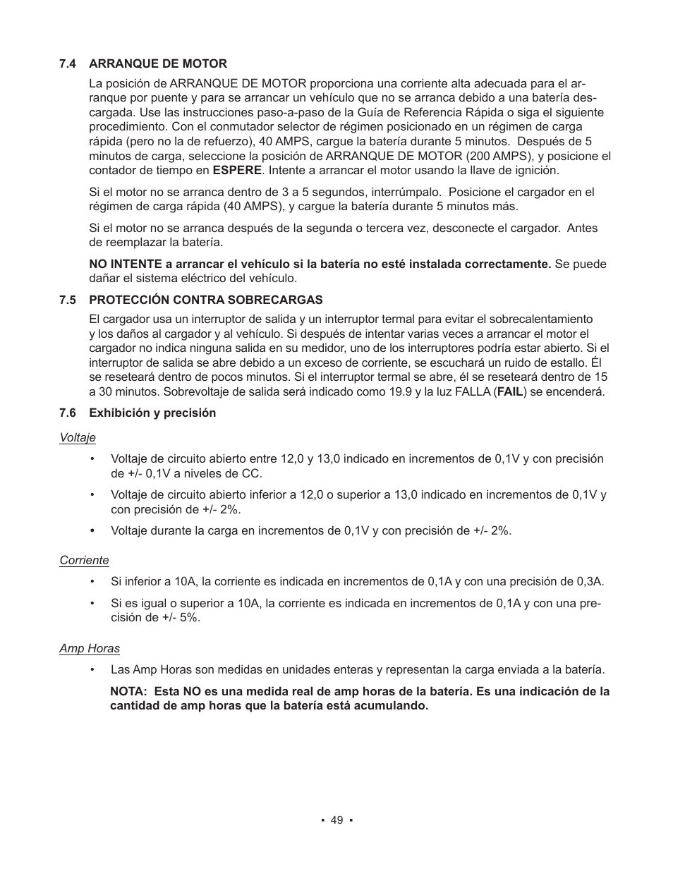 Schumacher 85-8100 User Manual | Page 49 / 56