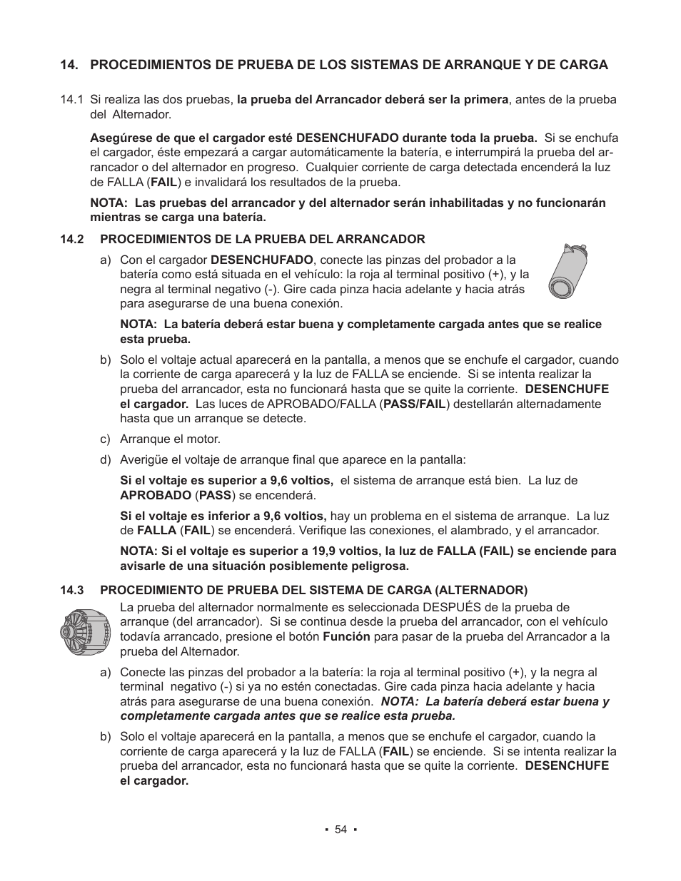 Schumacher 85-8100 User Manual | Page 54 / 56