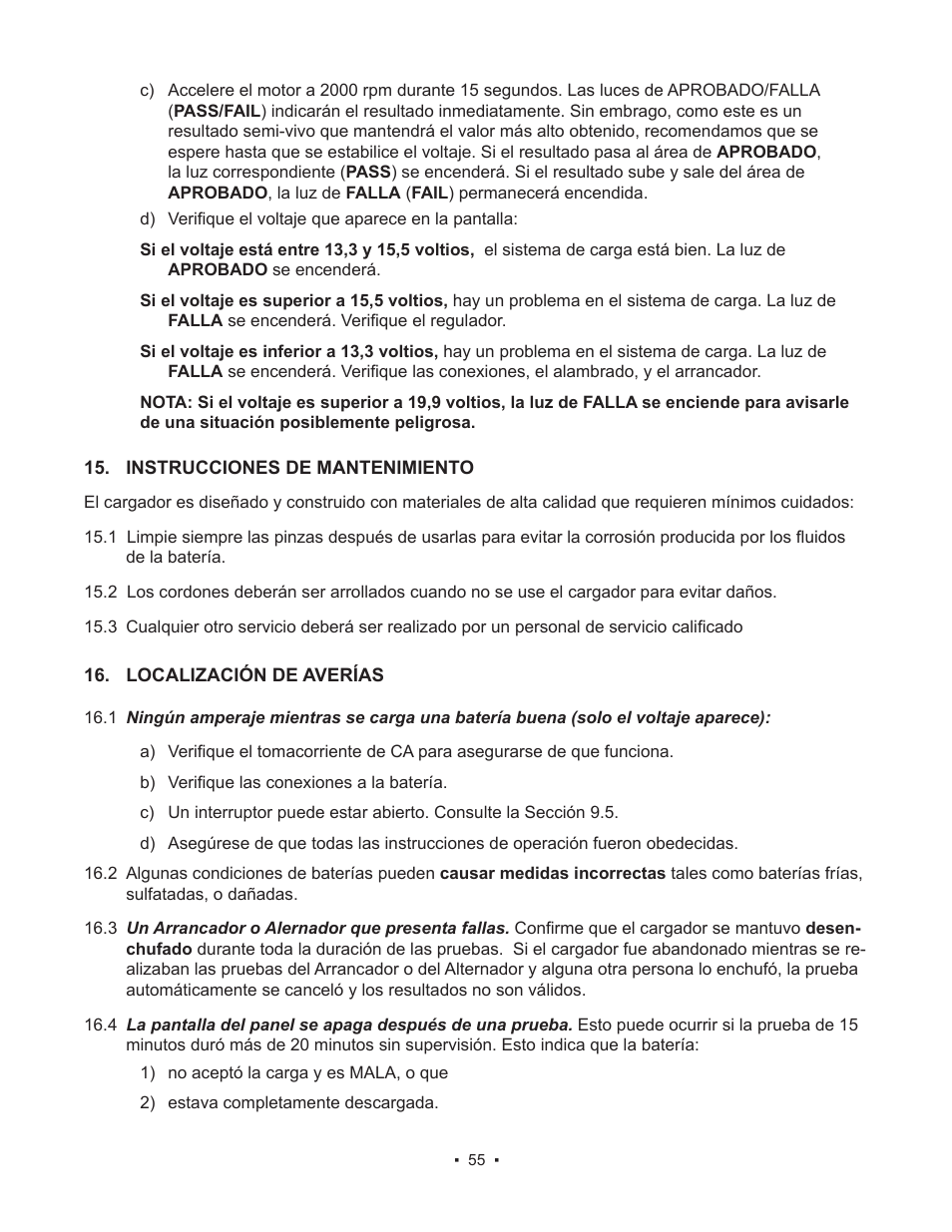 Schumacher 85-8100 User Manual | Page 55 / 56