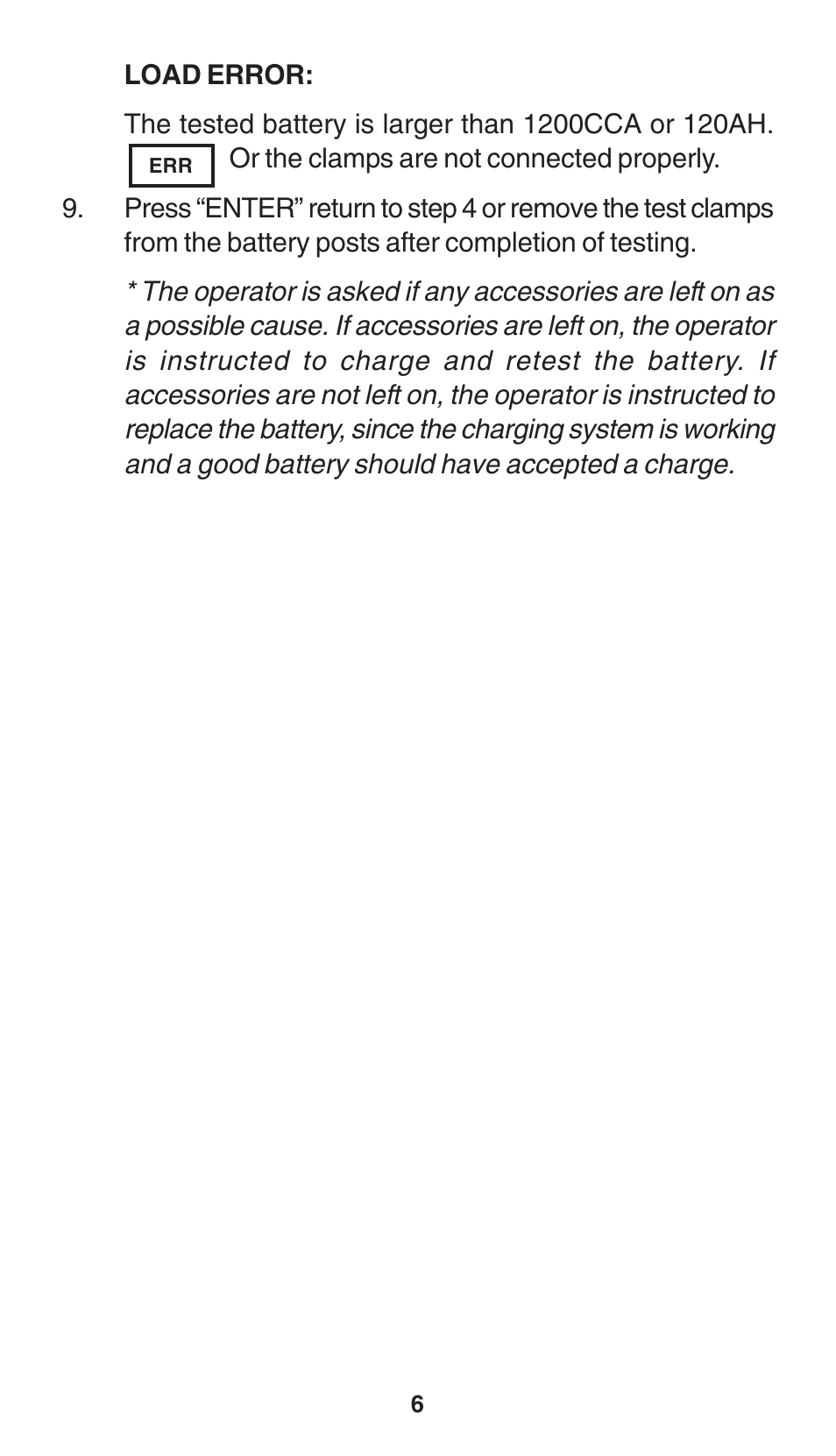 Schumacher BT-250 User Manual | Page 6 / 8