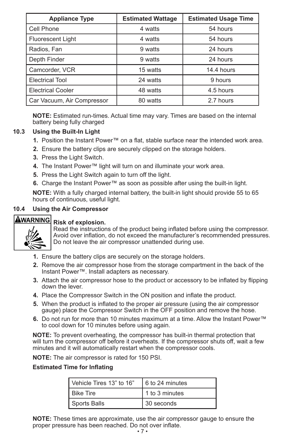 Schumacher IP-1875C User Manual | Page 11 / 40