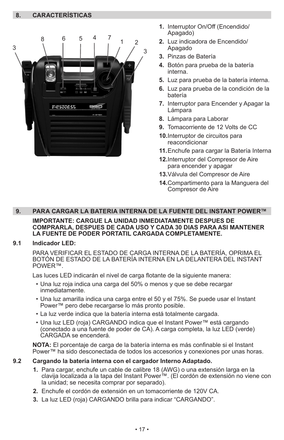 Schumacher IP-1875C User Manual | Page 21 / 40