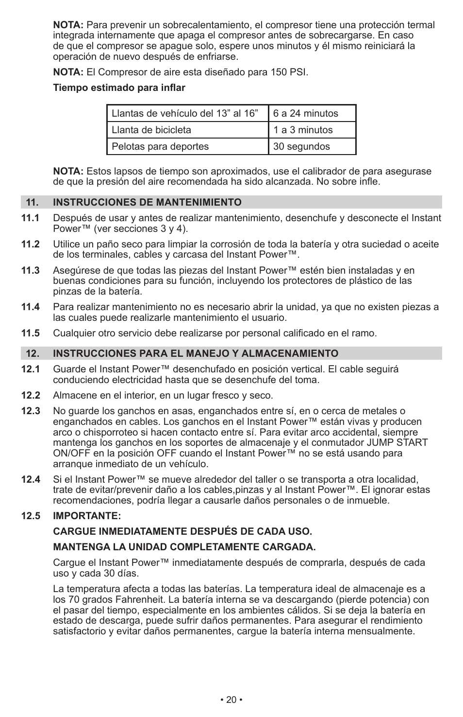 Schumacher IP-1875C User Manual | Page 24 / 40