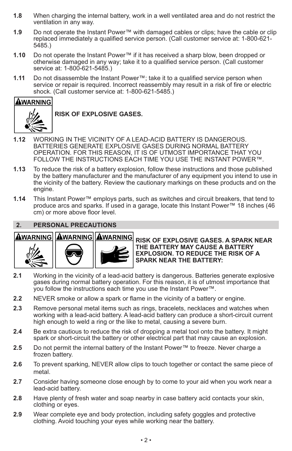 Schumacher IP-1875C User Manual | Page 6 / 40