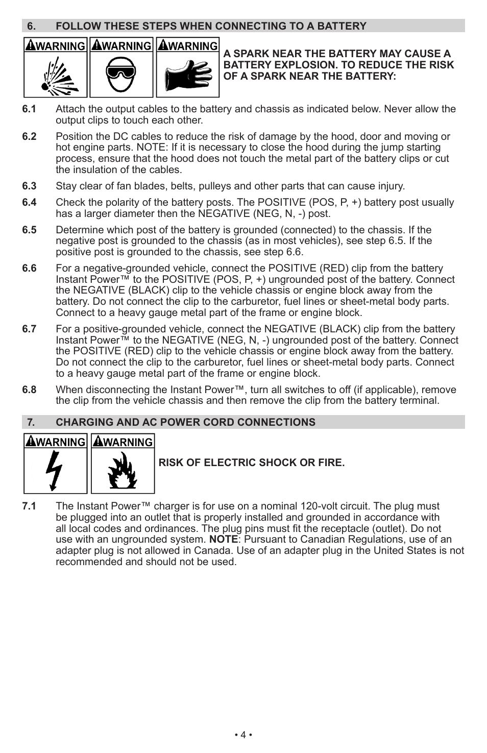 Schumacher IP-1875C User Manual | Page 8 / 40