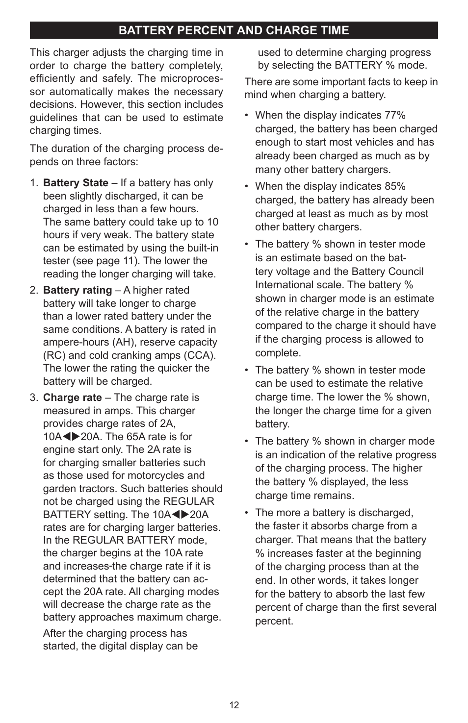 Schumacher SC-6500A User Manual | Page 13 / 32