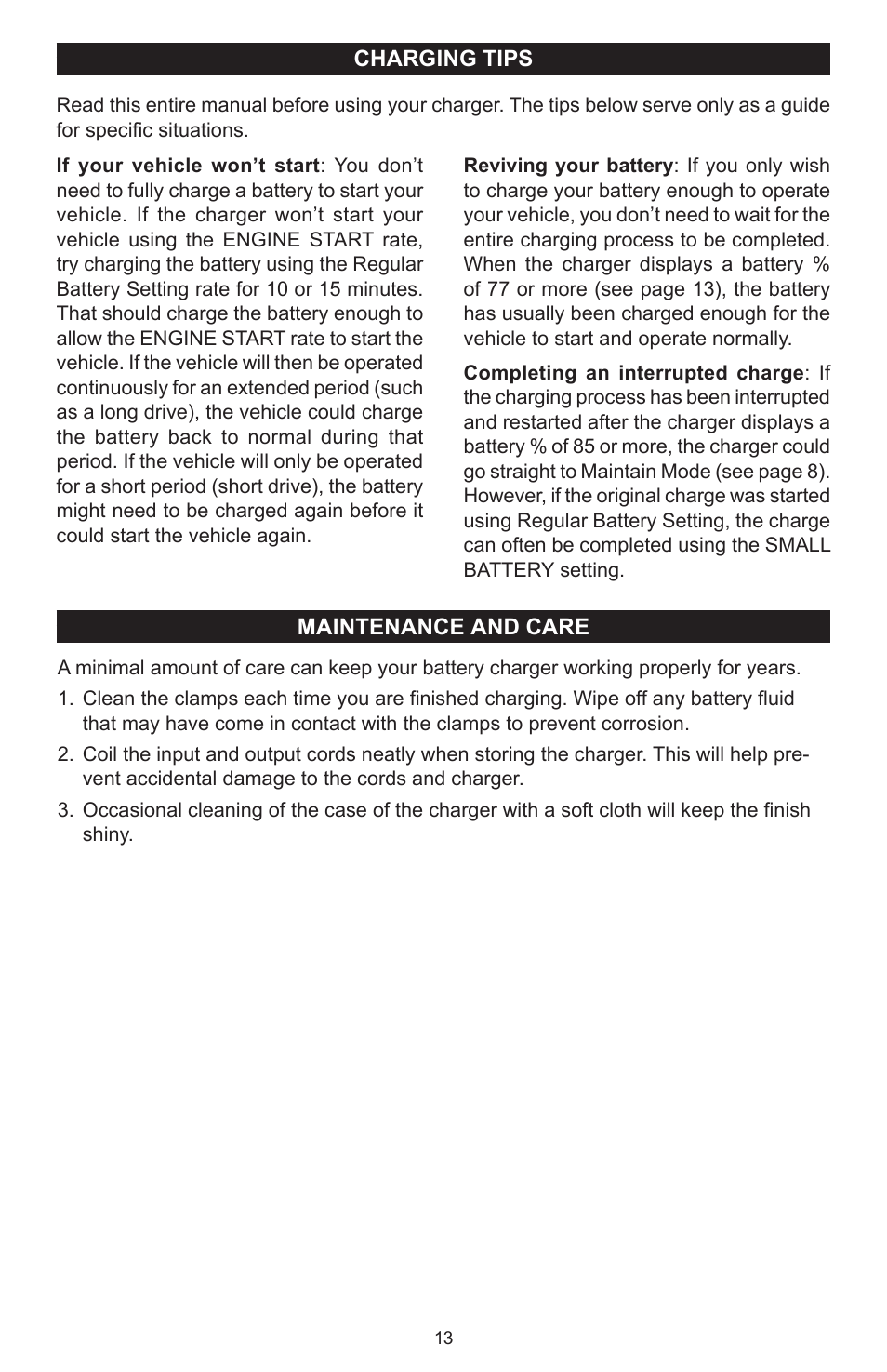 Schumacher SC-6500A User Manual | Page 14 / 32