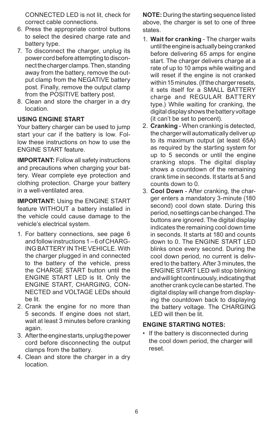 Schumacher SC-6500A User Manual | Page 7 / 32