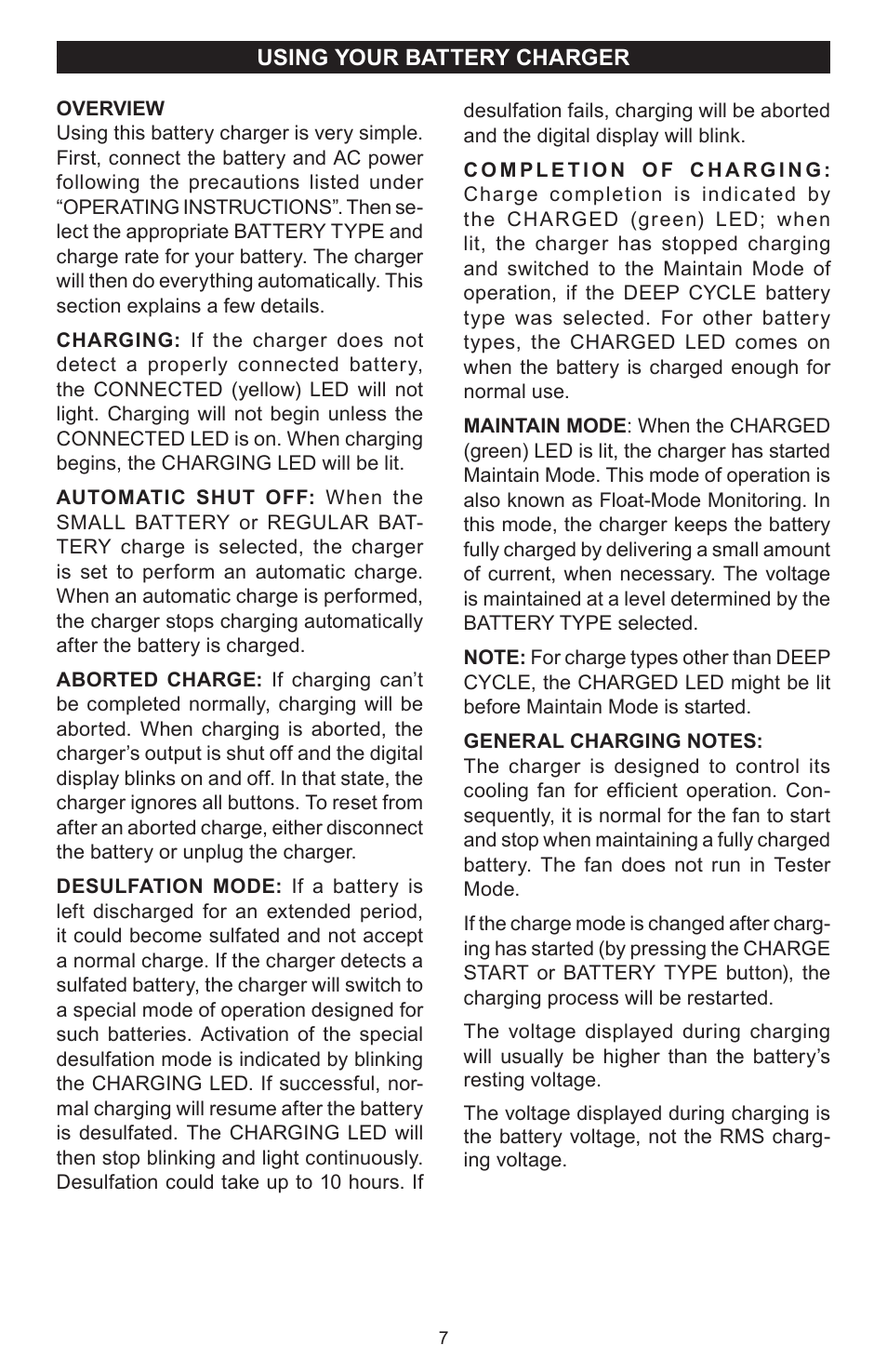 Schumacher SC-6500A User Manual | Page 8 / 32
