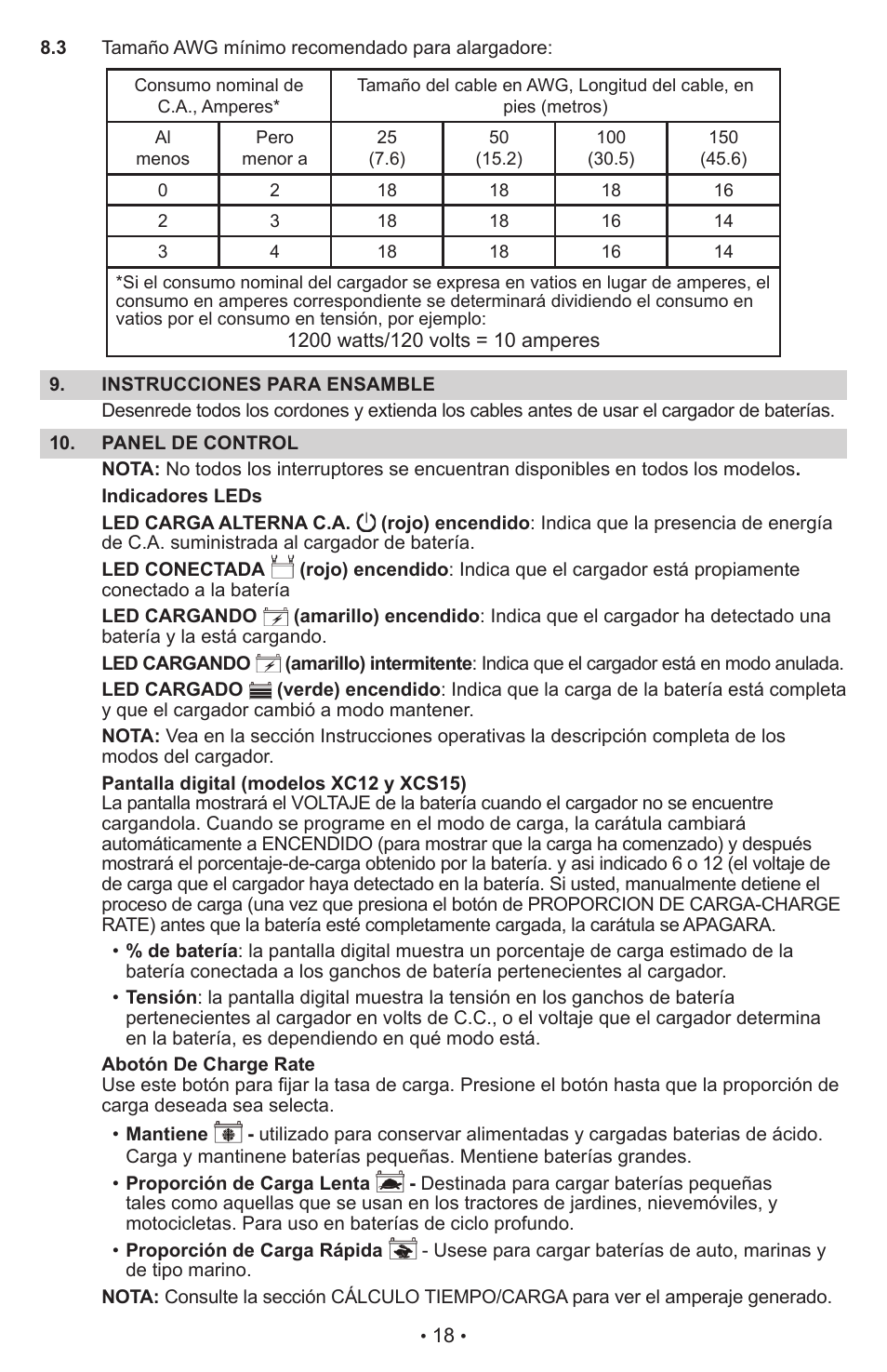 Schumacher XC10 User Manual | Page 19 / 26