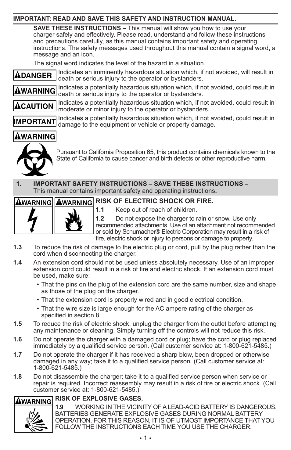 Schumacher XC10 User Manual | Page 2 / 26