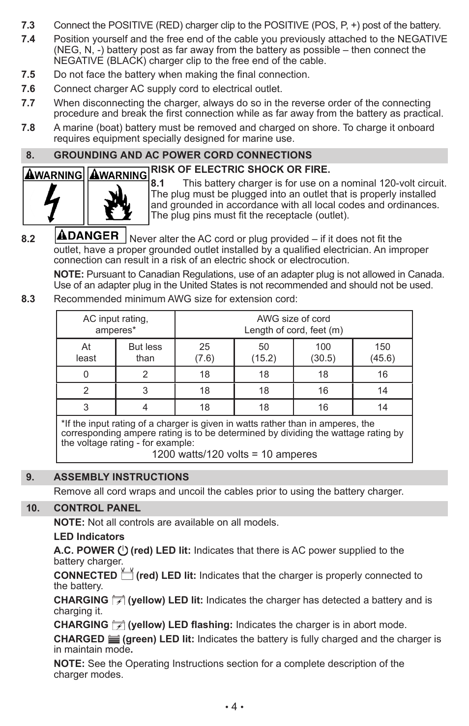 Schumacher XC10 User Manual | Page 5 / 26