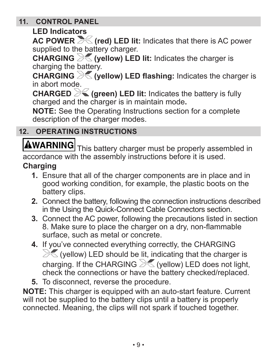 Schumacher Automatic SP2 User Manual | Page 10 / 39